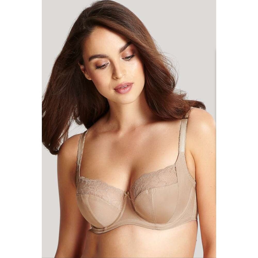 Panache | NWT Jasmine Balconette Bra in Caramel Nude Size UK 34FF US 34H